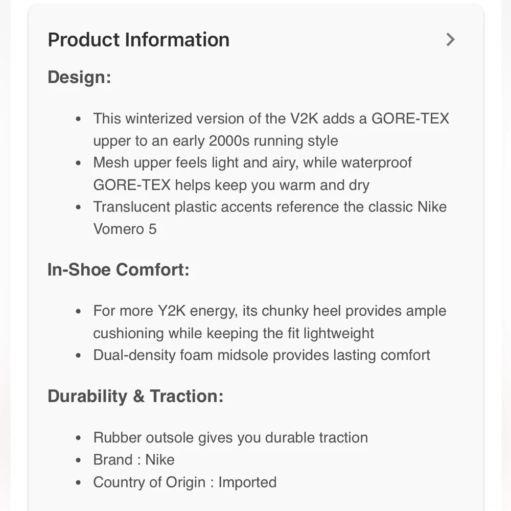 Nike women’s V2K Run GORE-TEX sneakers - Picture 15 of 15